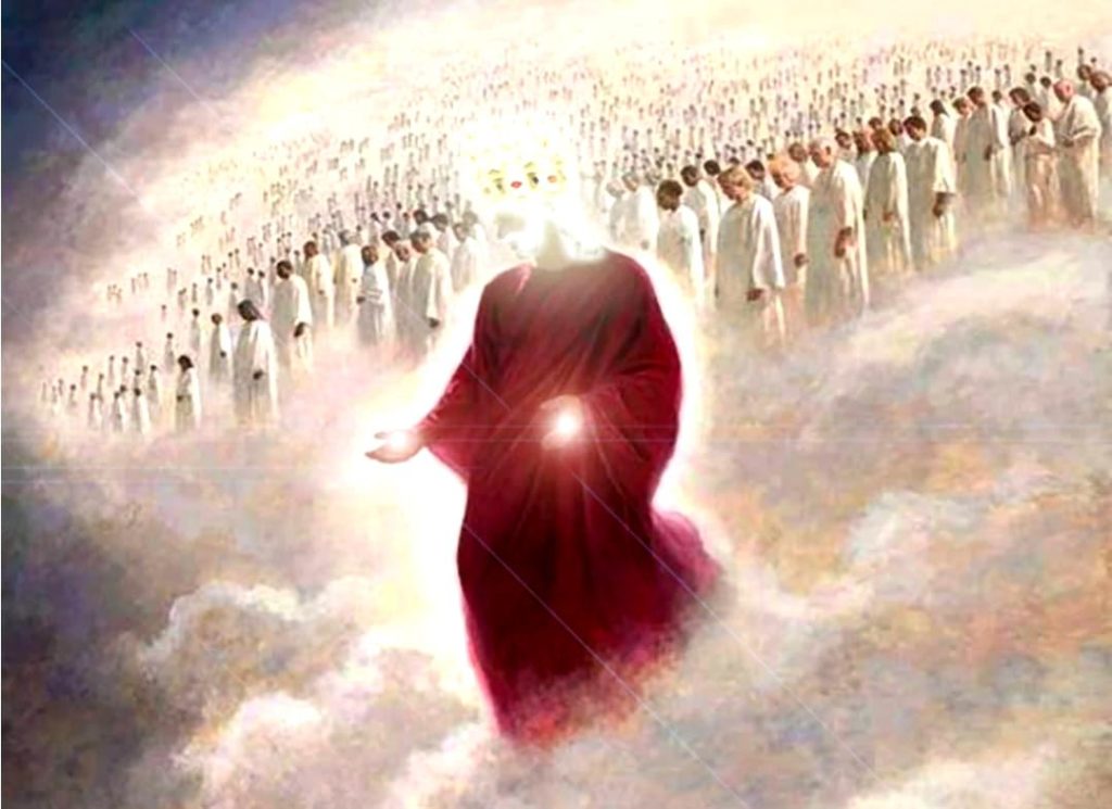 Иисус Христос стоит у престола Бога и хочет помочь спастись 144 тысячам людей на Земле - Апокалипсис. Седьмая глава с комментарием Ангха